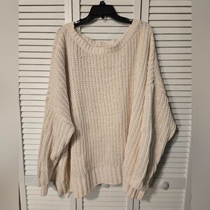 Cozy Cream Knit Sweater